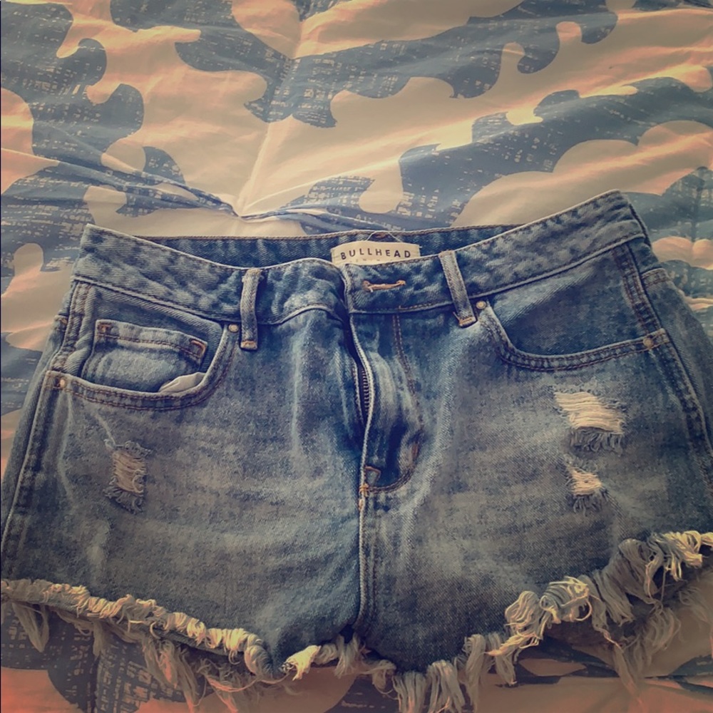 pac sun denim shorts
